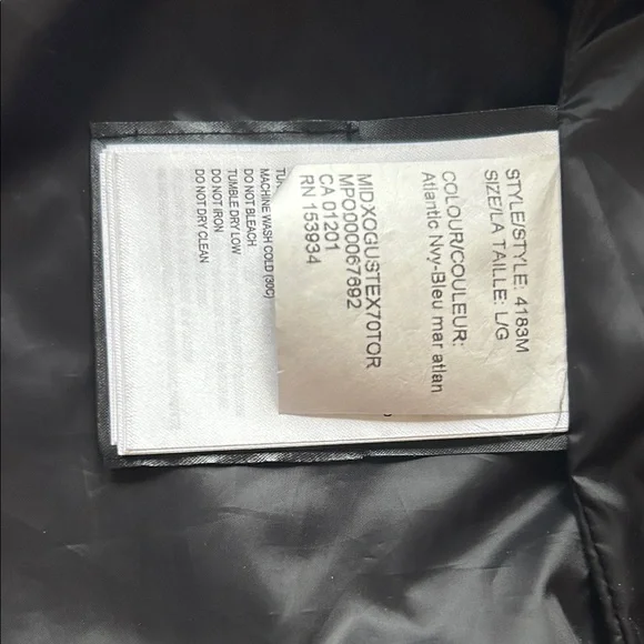 Canada Goose Dark Blue Performance Jacket - Picture 2 of 7